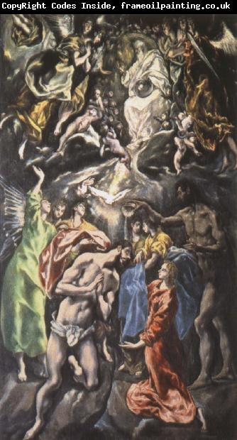 El Greco The Baptism of Christ